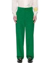 Bode - Green Standard Trousers - Lyst