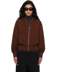 Entire studios - Slim Zip Up Hoodie - Lyst