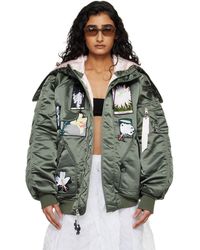 Cecilie Bahnsen - Alpha Industries X N-2B Bomber Jacket - Lyst