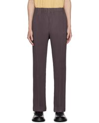 Homme Plissé Issey Miyake - Pleats Bottoms 1 Trousers - Lyst