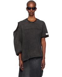Feng Chen Wang Double Collar Dress M in Black | Lyst UK