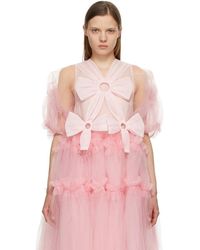 adidas originals sleek mesh tulle track jacket in pink