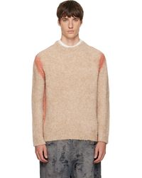 DIESEL - Alpaca-Blend Spray-Dyed Seams Sweater - Lyst