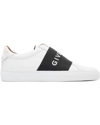 givenchy black elastic urban knots sneakers