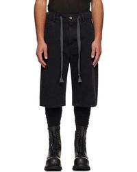 A Diciannoveventitre - Oversized Jean Shorts - Lyst