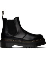 Dr. Martens - 2976 Quad Leather Platform Chelsea Boots - Lyst