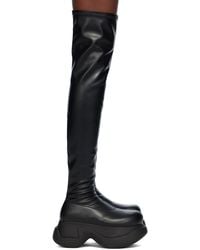 Marni - Black Chunky Stretch Boots - Lyst