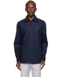 Vivienne Westwood - ネイビー Ghost シャツ - Lyst