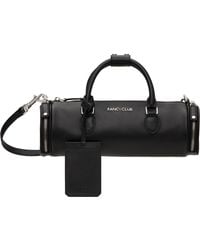 Fanci Club - Sac À Main Cylindrique Noir - Lyst