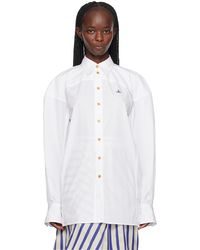 Vivienne Westwood - Chemise football blanche - Lyst