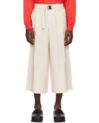 132 5. Issey Miyake - Off- Edge Trousers - Lyst