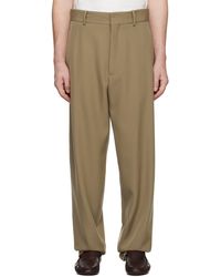 The Row - Khaki Berkel Trousers - Lyst