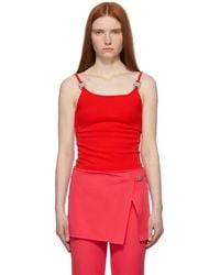 1017 ALYX 9SM - Red Knit Disco Tank Top - Lyst