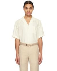 Lardini - Off-white Patch Pocket Shirt - Lyst