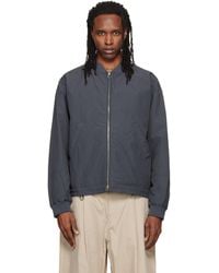 YMC - Blouson Aviateur Basement Gris - Lyst
