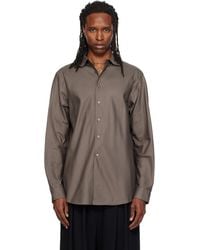 SOSHIOTSUKI - Bias Cut Oxford Dress Shirt - Lyst