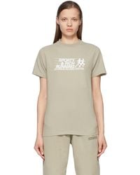 Sportyrich t-shirt runninghealth club Coton Sporty & Rich en coloris Blanc 57 % de réduction Femme Tops Tops Sporty & Rich 