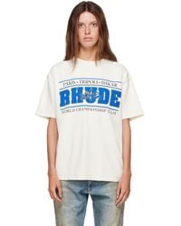 Rhude - Off- Chrono' T-Shirt - Lyst