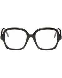Loewe - Black Thin Glasses - Lyst