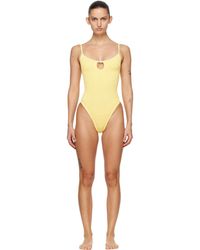 Hunza G - Mia Beaded Swimsuit - Lyst