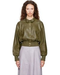 Nicklas Skovgaard - Sandy Leather Jacket - Lyst