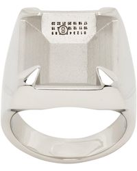 MM6 by Maison Margiela - Unexisting Stone Ring - Lyst