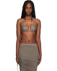 Rick Owens - Temple Waxy Lamb Leather Bra - Lyst