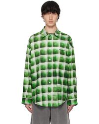 Acne Studios - Check Button-Up Shirt - Lyst