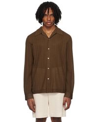 メンズ Séfr オフホワイト Ripley シャツ | Lyst 