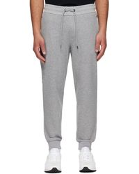 BOSS - Stretch Cotton Cuffed Hems Sweatpants - Lyst