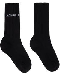Jacquemus - Black Les Classiques 'les Chaussettes ' Socks - Lyst