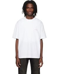 WOOYOUNGMI - Tuft Embroidered Back Logo T-Shirt - Lyst
