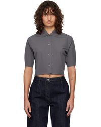 Jil Sander - Technical Faille Shirt - Lyst