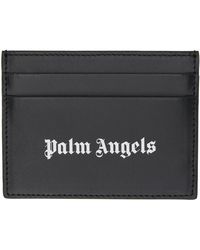 Palm Angels - Porte-cartes noir à logo - Lyst