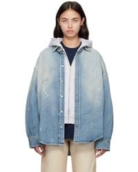 Acne Studios - Button-Up Denim Shirt - Lyst