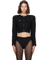 Vetements - Round Shoulder Tweed Jacket - Lyst