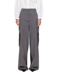 Stella McCartney - Paneled Slouchy Cargo Pants - Lyst