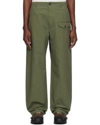 Engineered Garments - Khaki Gurkha Trousers - Lyst