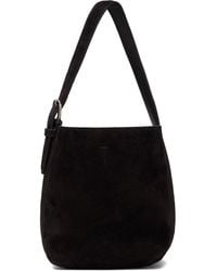 TOTEME - Small Belted Suede Tote - Lyst