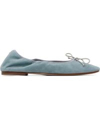 Aeyde - Tibi Suede Ballerina Flats - Lyst