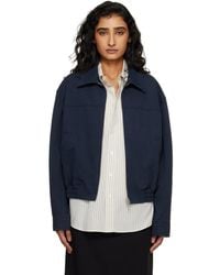 DUNST - Collared Blouson Jacket - Lyst