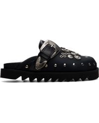 Toga - Eyelet Metal Sabot Slip-On Loafers - Lyst