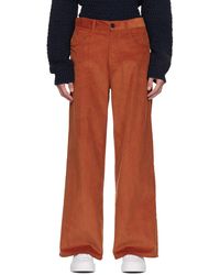 Marni - Orange Flared Trousers - Lyst