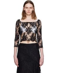 ShuShu/Tong - Cut-Out Neckline Top - Lyst