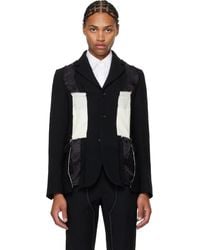 COMME DES GARÇON BLACK - Comme Des Garçons Herringbone Blazer - Lyst