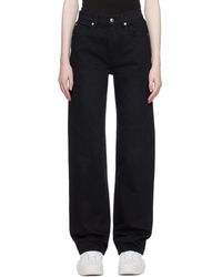 Alexander Wang - Black Stacked Jeans - Lyst