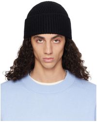 YACAIA - Y-0004 Merino & Cashmere Beanie - Lyst