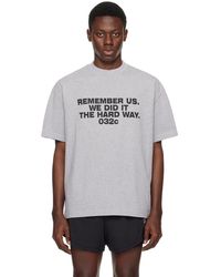 032c - T-shirt consensus gris - Lyst