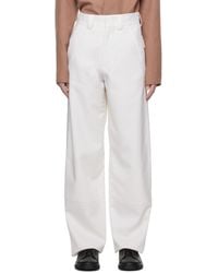 Zegna - Off-white Paneled Trousers - Lyst