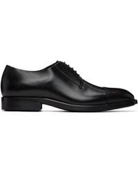 BOSS - Cap-Toe Leather Derbys - Lyst